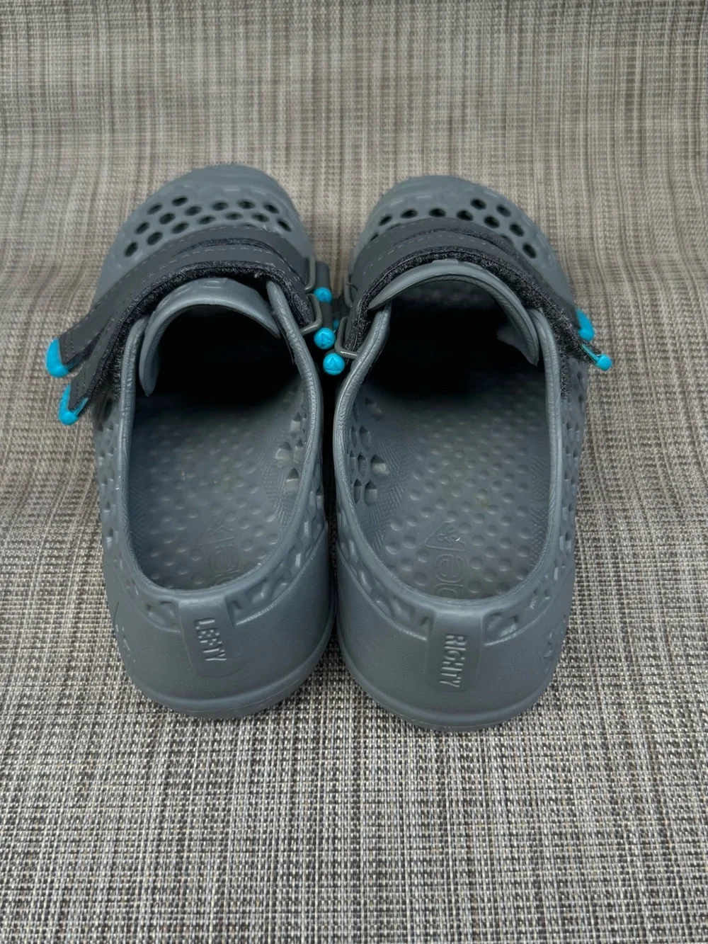 Plae Kids Gray Water Shoes Sandals Hook and Loop Size 11